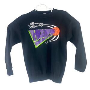 Vtg 1989 Tultex CBA Grand Rapids Hoops Mackers Basketball Mens M Sweatshirt
